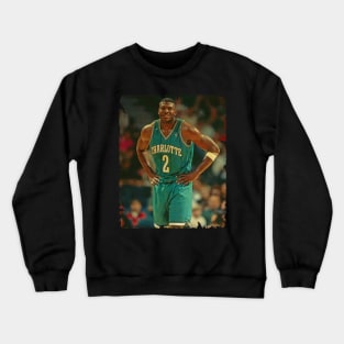 Larry Johnson - Vintage Design Of Basketball Crewneck Sweatshirt